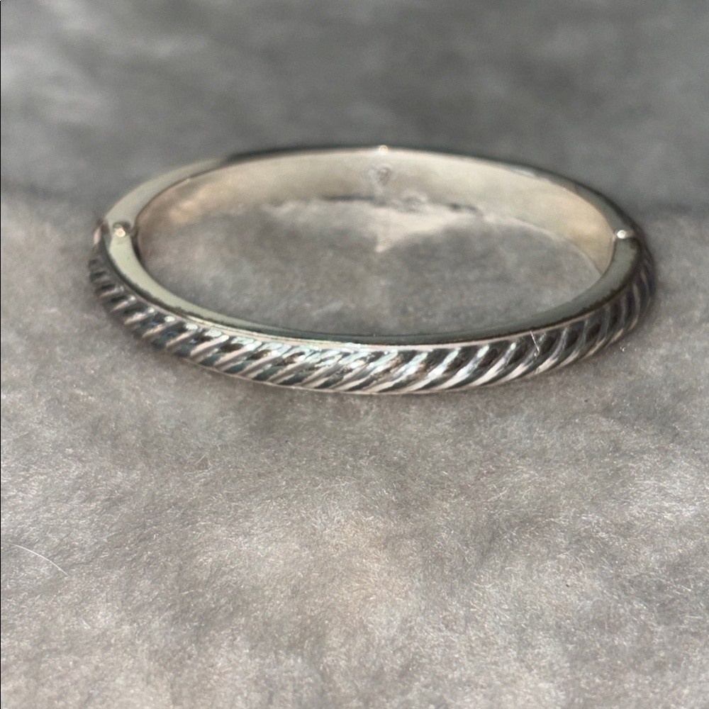 Brighton Sacred Love Silver Tone Hinge Bracelet - Picture 4 of 8